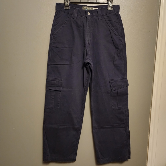 Levi's Silvertab Pants Vtg Y2k Levis Silvertab Navy Blue Cargo